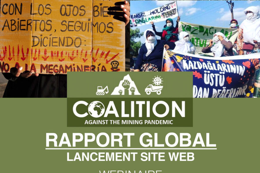 Invitation : Lancement des rapports et du site web de la Coalition contre la pandémie minière